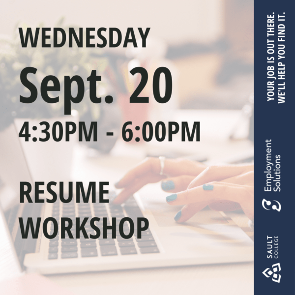 Resume Workshop - September 20